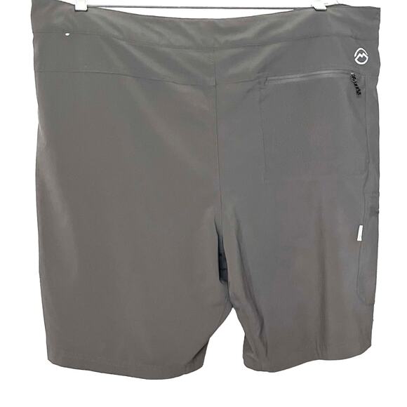 MAGELLAN FLEX FISH GEAR SHORTS, MENS, XL, GREY, ACTIVEWEAR-FLAT FRONT ZIP BUTTON - Picture 4 of 11